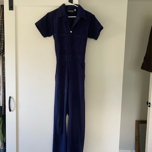 Big Bud Press Short Sleeve Jumpsuit in Navy